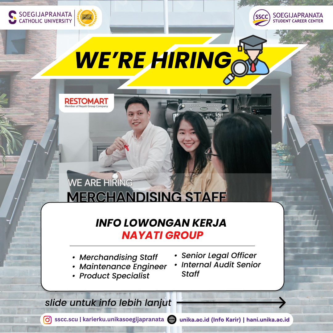 Loker Januari 2025 – Nayati Group || Job Vacancy