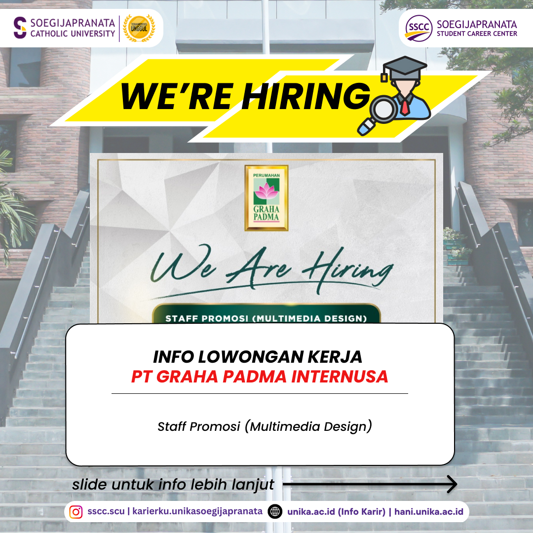 Loker Januari 2025 – PT Graha Padma Internusa || Staff Promosi (Multimedia Desain)
