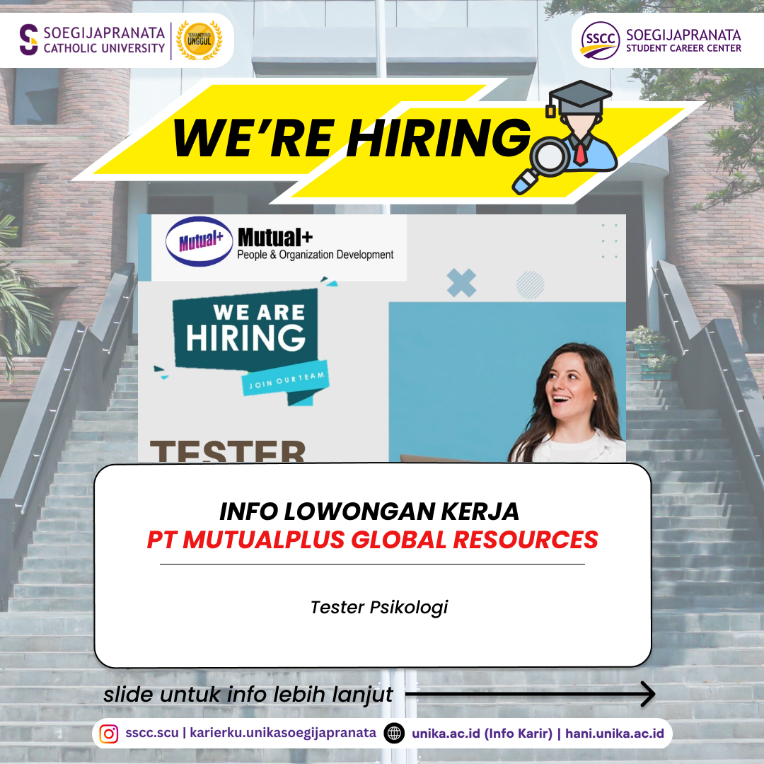 Loker Januari 2025 – PT Mutualplus Global Resources || Tester Psikologi