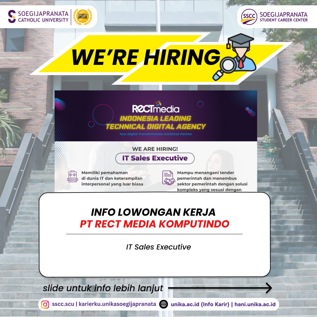 Loker Januari 2025 – PT Rect Media Komputindo || IT Sales Executive