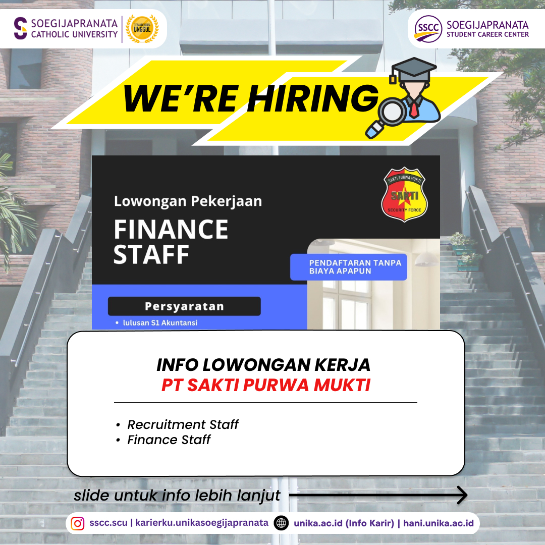 Loker Januari 2025 – PT Sakti Purwa Mukti || Job Vacancy