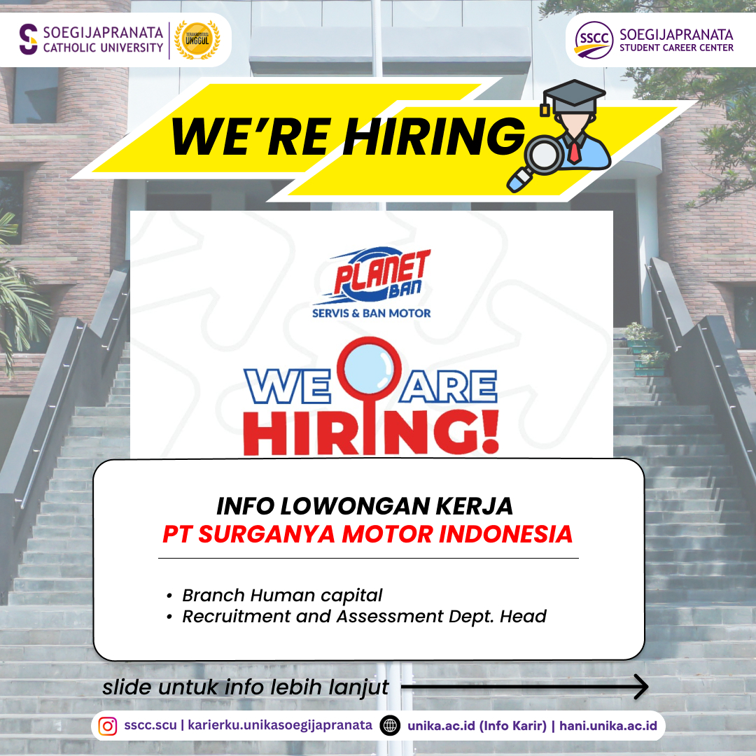 Loker Januari 2025 – PT Surganya Motor Indonesia || Job Vacancy