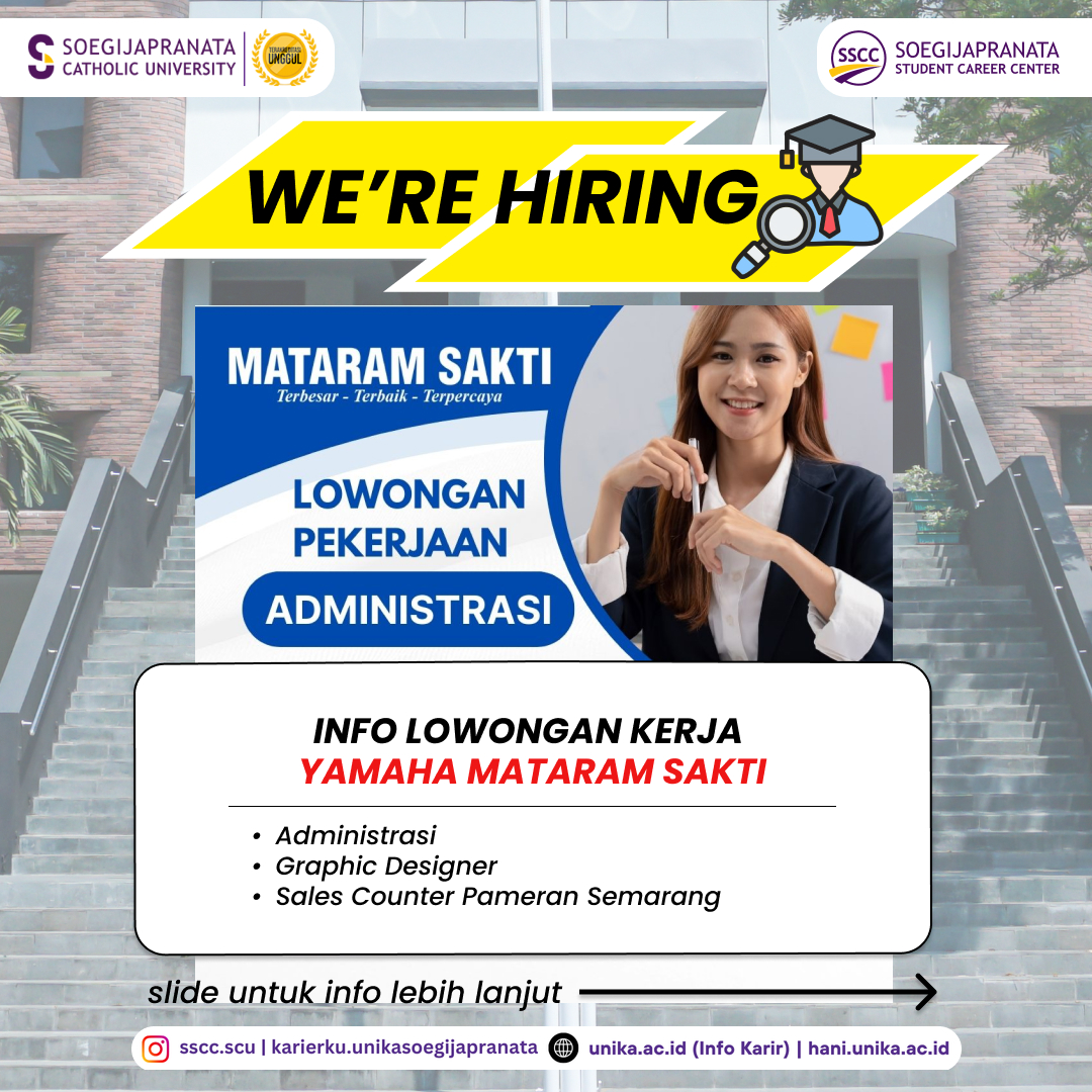 Loker Januari 2025 – Yamaha Mataram Sakti || Job Vacancy