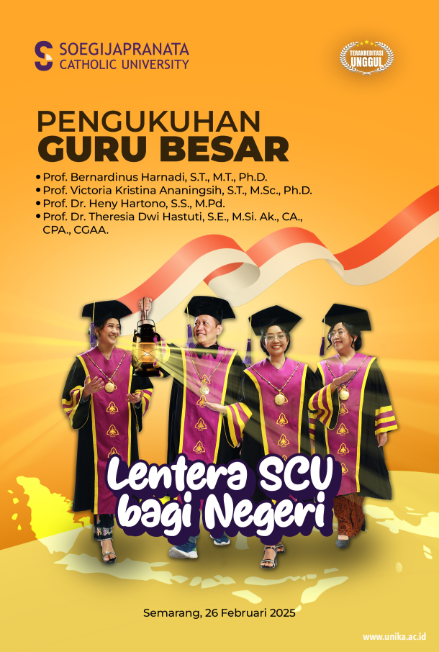 Lentera SCU Bagi Negeri – Pengukuhan Guru Besar