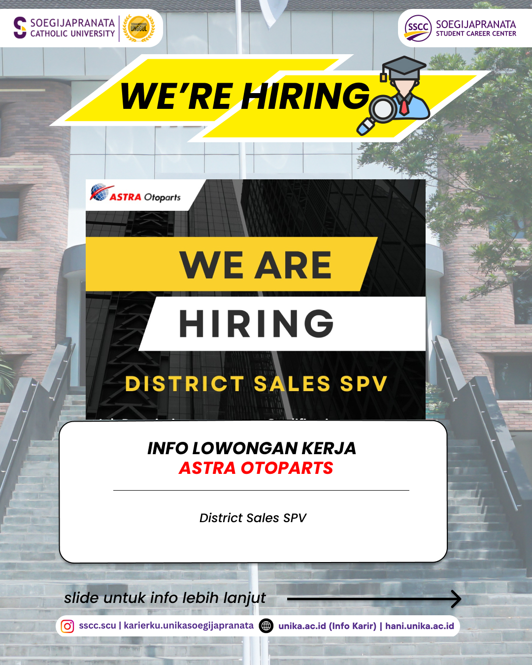 Info Loker Februari 2025 – ASTRA Otoparts || District Sales SPV Info Loker Februari 2025 – ASTRA Otoparts || District Sales SPV