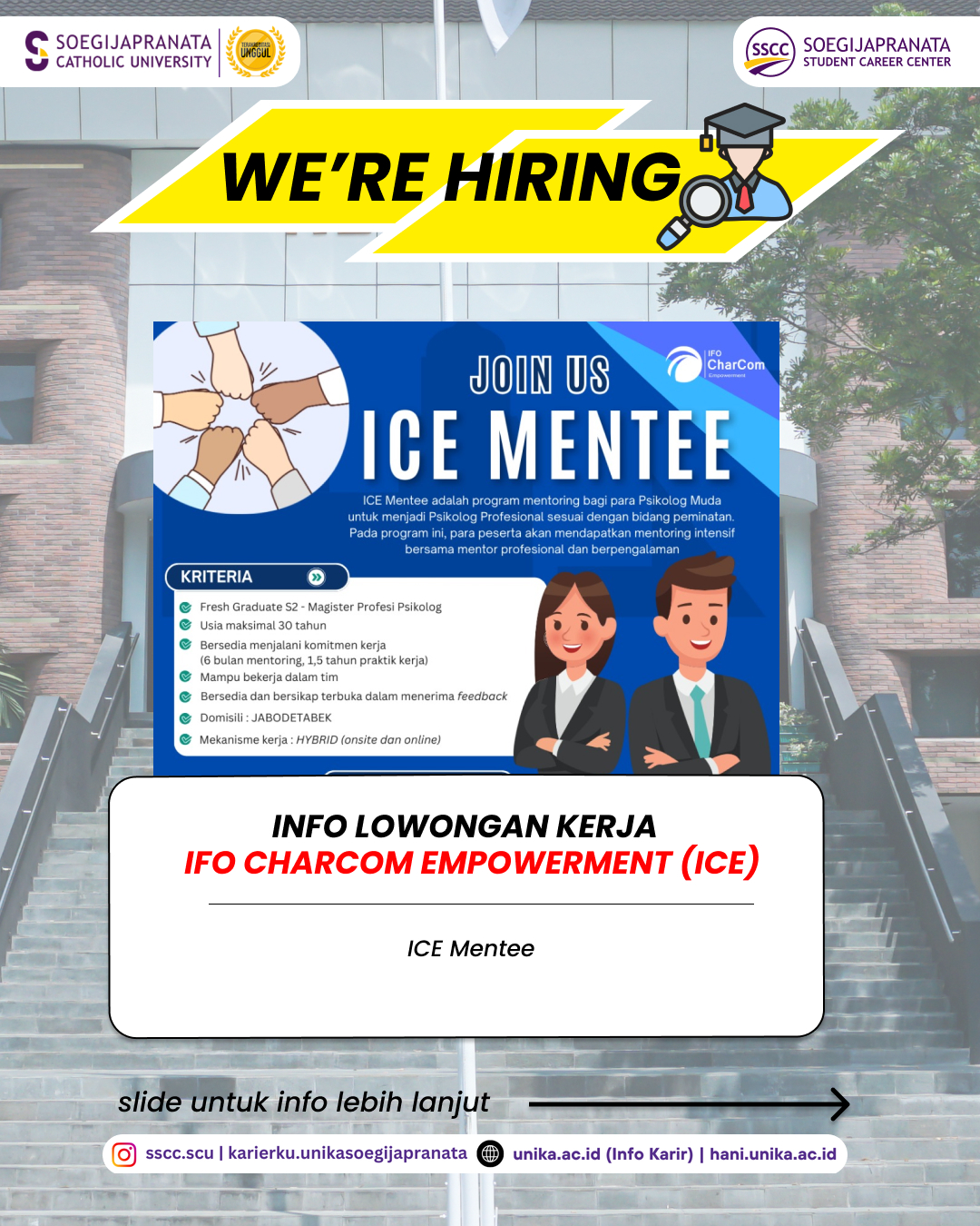 Loker Februari 2025 – PT IFO CharCom Empowerment || ICE Mentee