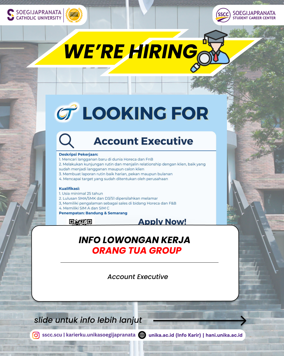 Loker Februari 2025 – Orang Tua Group || Account Executive