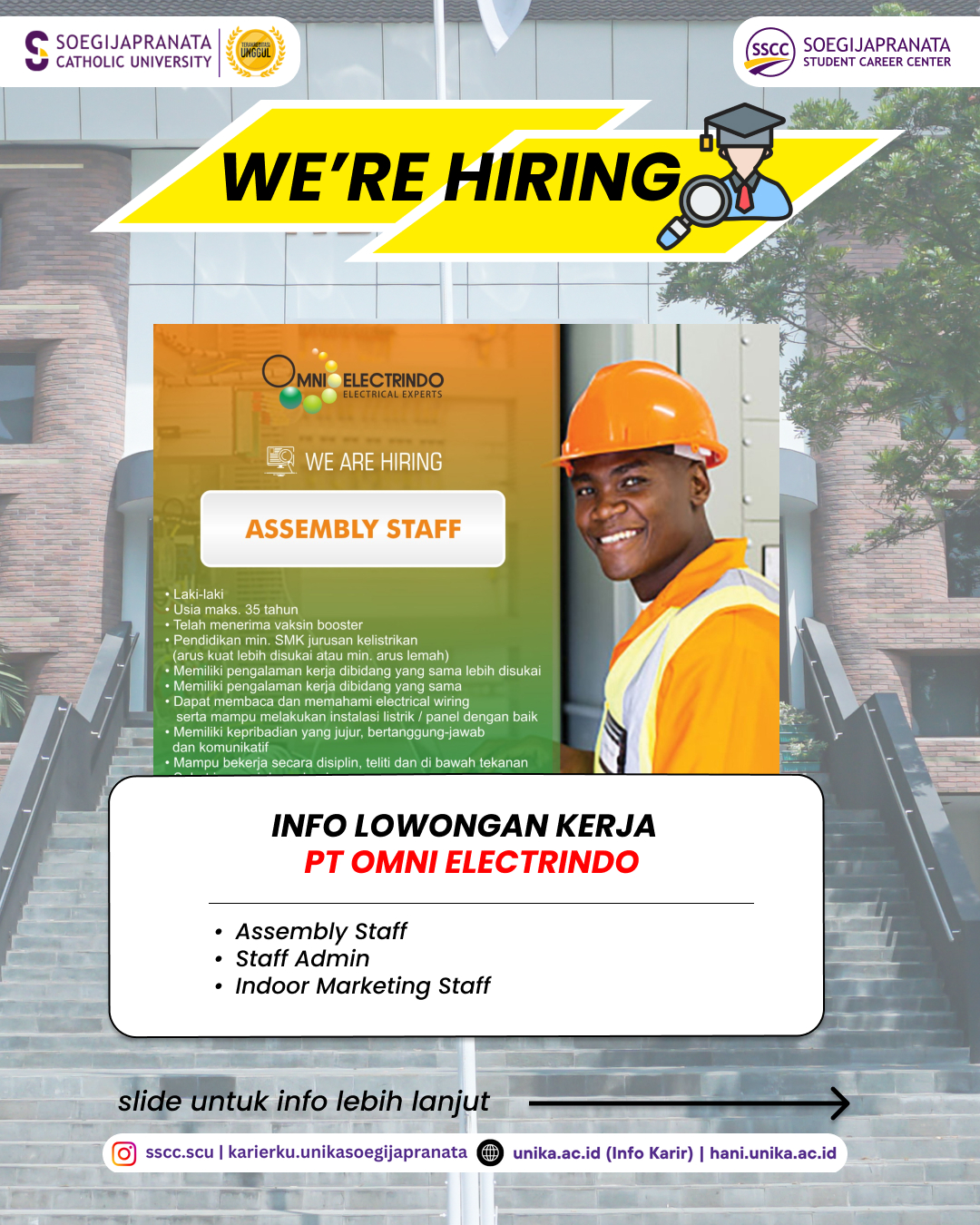 Loker Februari 2025 – PT OMNI Electrindo || Job Vacancy