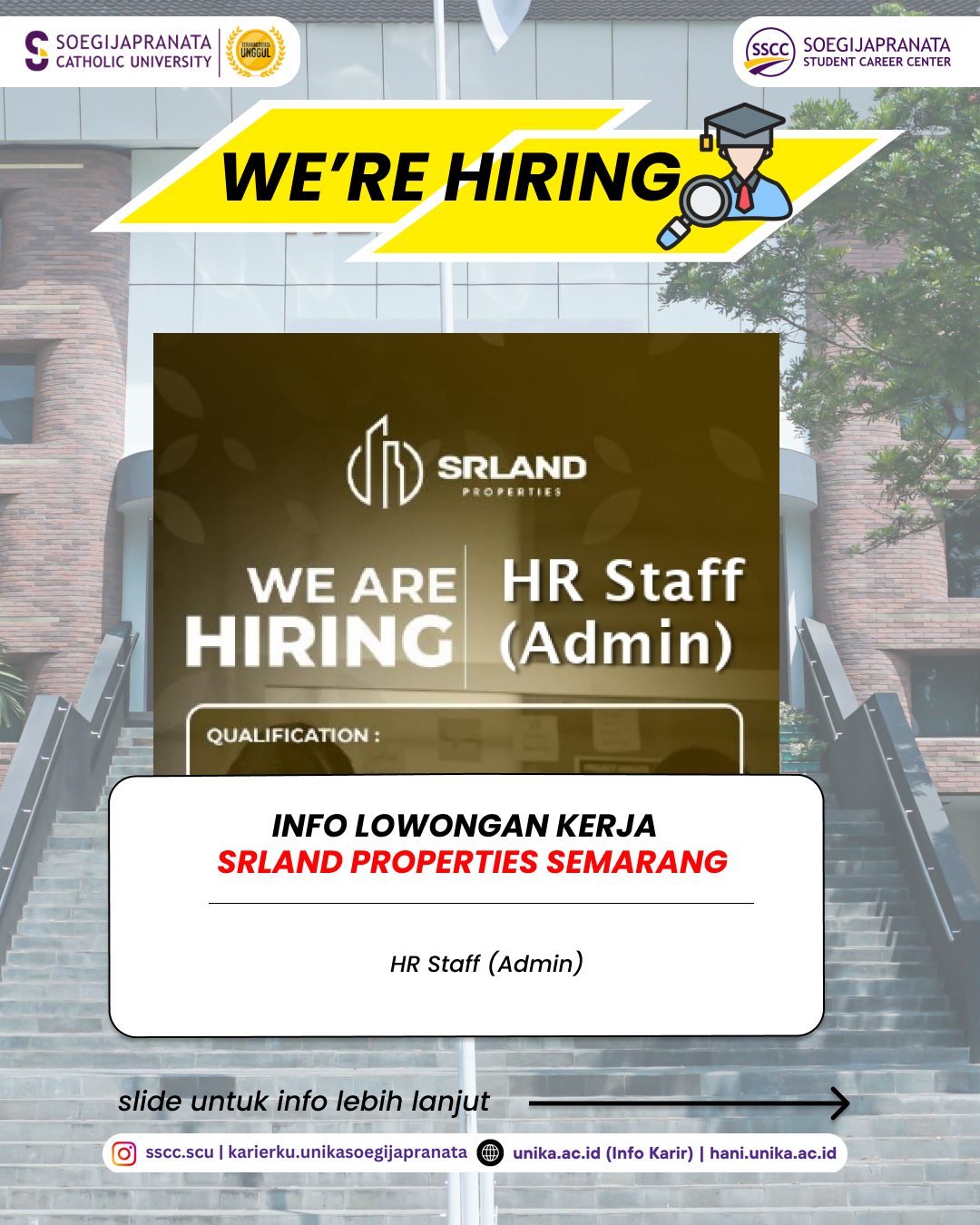 Loker Februari 2025 – SRLand Properties Semarang || HR Staff (Admin)