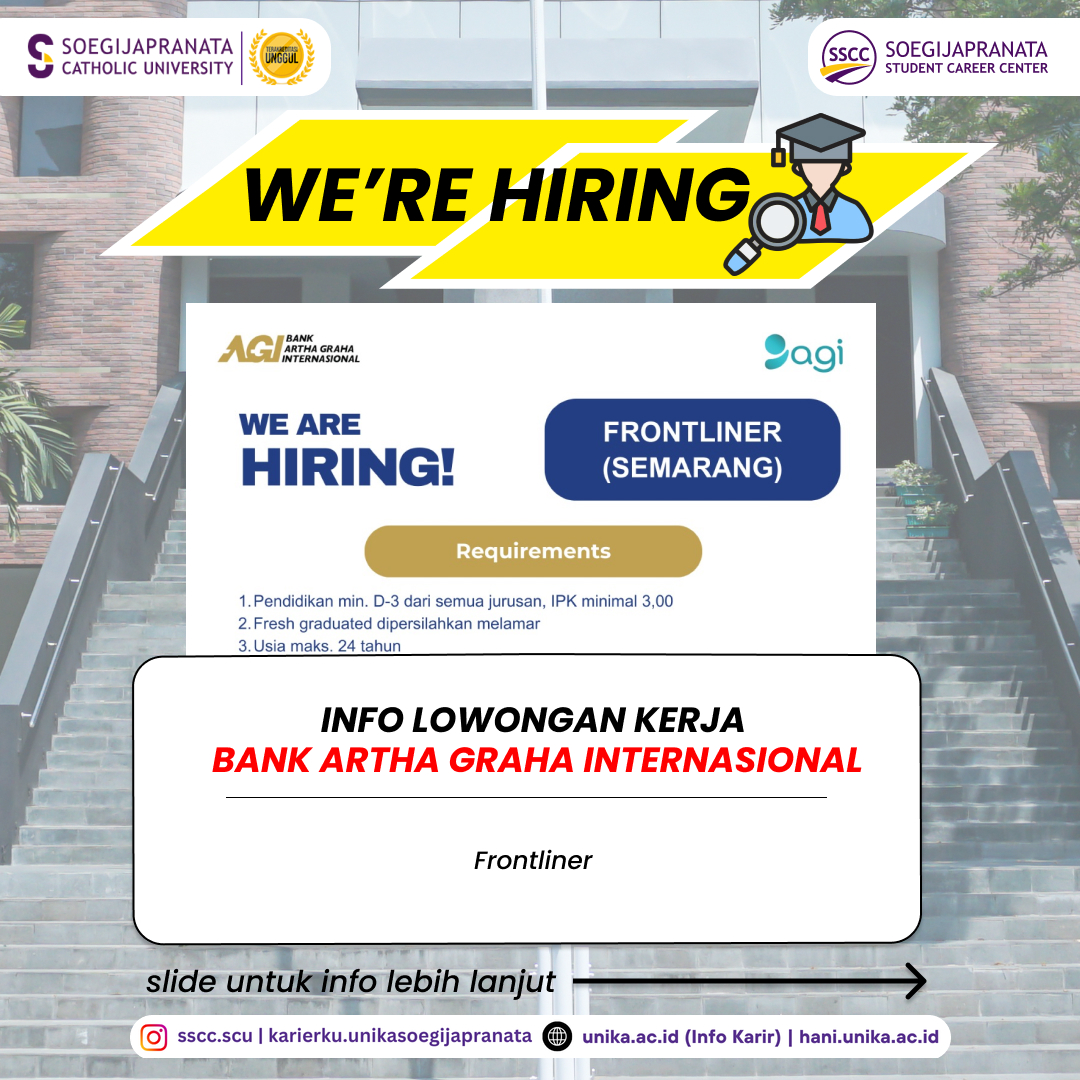 Loker Februari 2025 – Bank Artha Graha Internasional || Frontliner