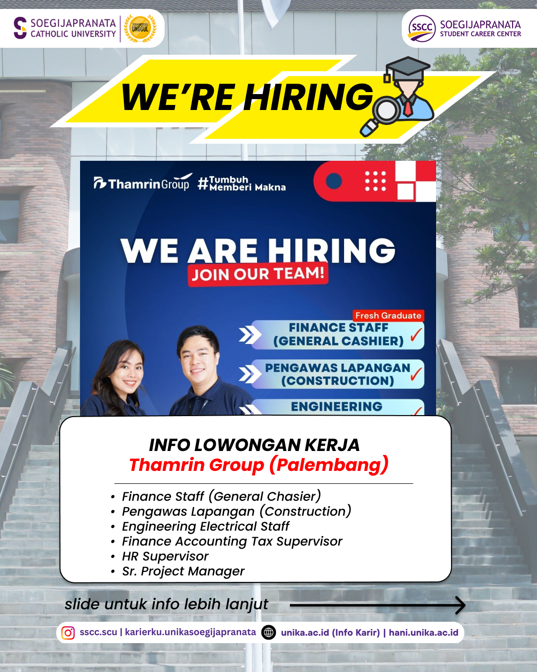 Loker Maret 2025 – Thamrin Group || Job Vacancy