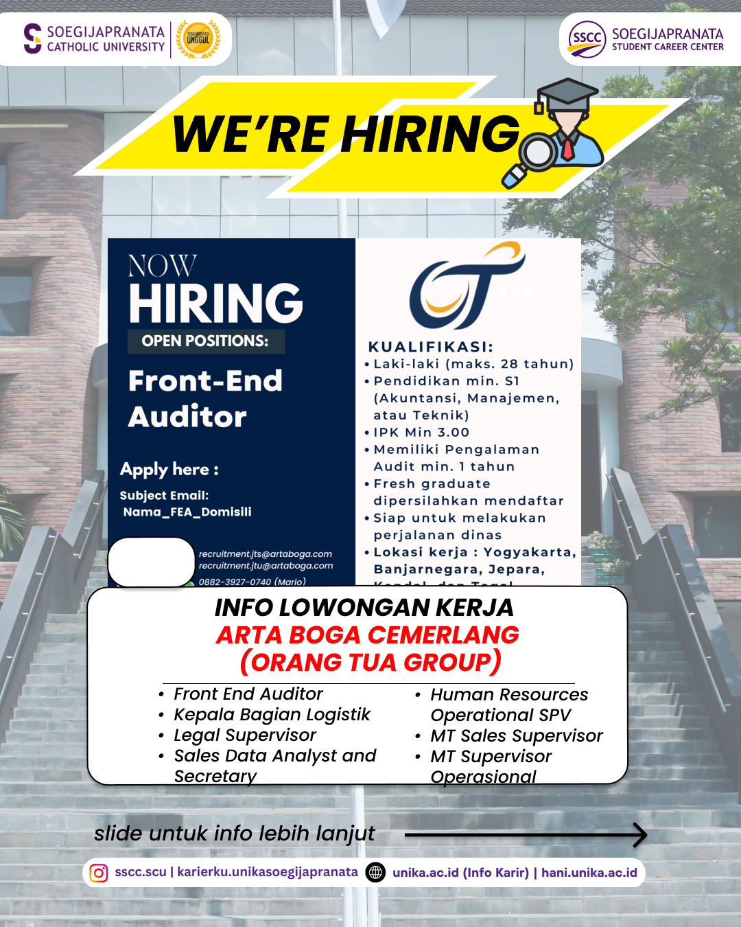 Loker Maret 2025 – PT Arta Boga Cemerlang || Job Vacancy Loker Maret 2025 – PT Arta Boga Cemerlang || Job Vacancy