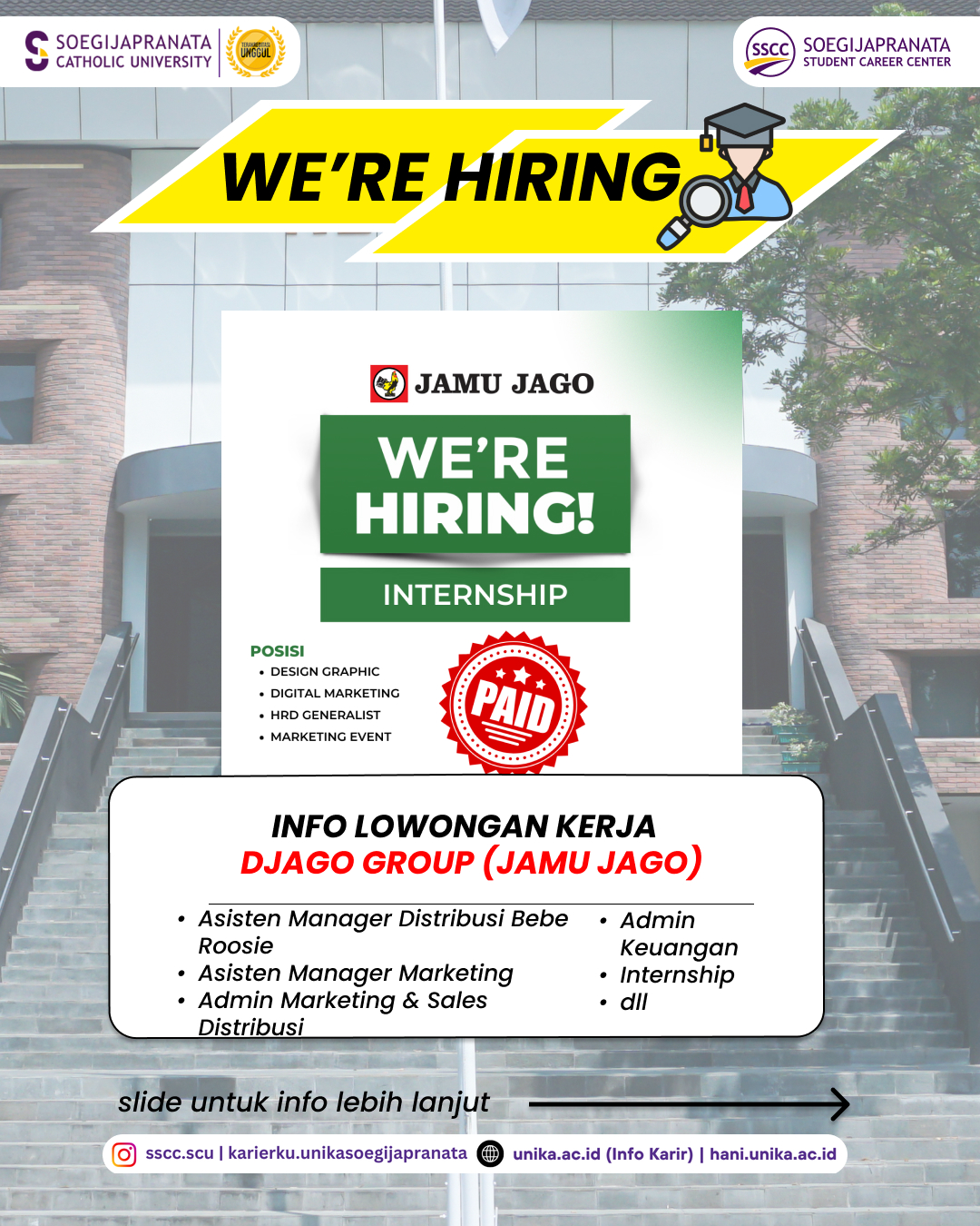 Loker dan Info Lowongan Magang Maret 2025 – Djago Group || Job Vacancy & Internship