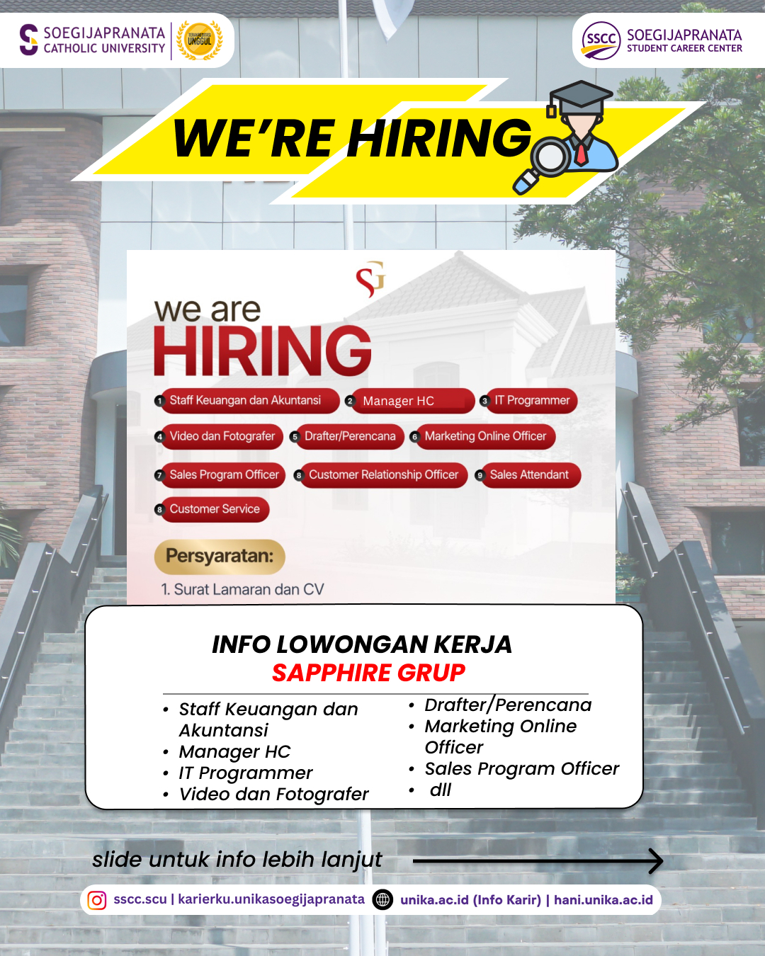Loker Maret 2025 – Saphire Grup || Job Vacancy