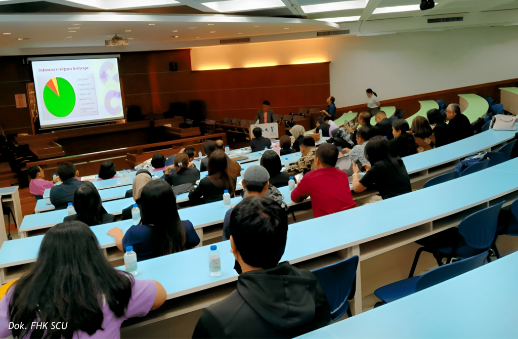 Dosen FHK SCU Berikan Kuliah di Universitas Taiwan, Bahas Isu Kebebasan Pers dan Diskriminasi Kepercayaan Minoritas di Indonesia