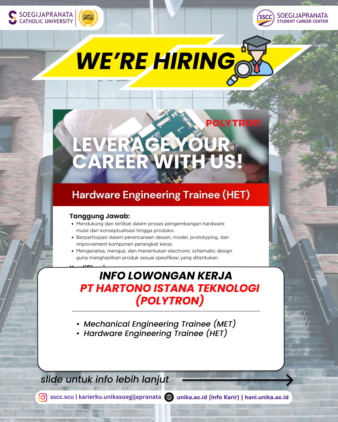 Loker April 2025 – Polytron || Jobvacany