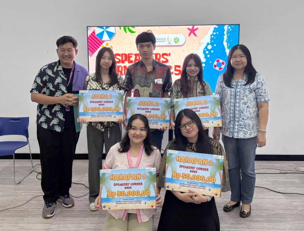 Mahasiswa FTP SCU Gagas Inovasi Ilmiah di Bidang Pangan dalam Speaker’s Corner 2025