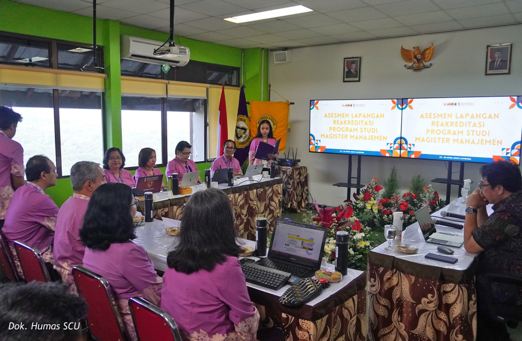 Pemenuhan Proses Reakreditasi, Magister Manajemen SCU Laksanakan Asesmen Lapangan Bersama LAMEMBA Pemenuhan Proses Reakreditasi, Magister Manajemen SCU Laksanakan Asesmen Lapangan Bersama LAMEMBA