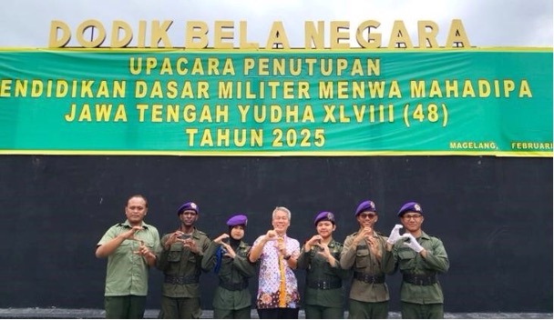 Mahasiswa UKM Menwa SCU Rampungkan Pendidikan Dasar Yudha 48