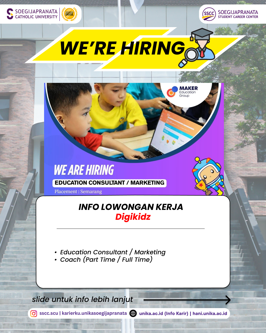 Loker Juni 2025 – Digikidz – School of Technology Semarang || Job Vacancy
