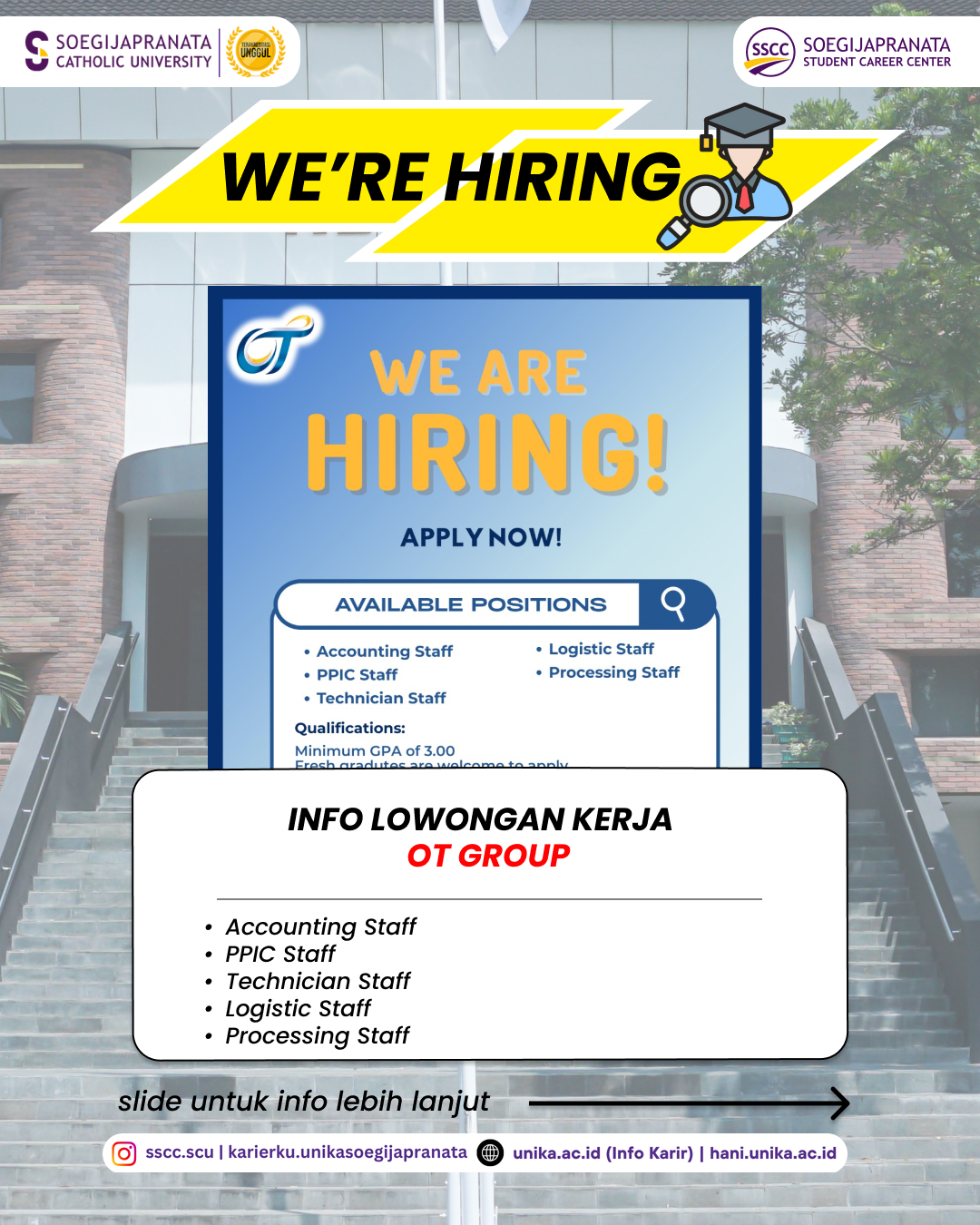 Loker Juni 2025 – OT || Job Vacancy