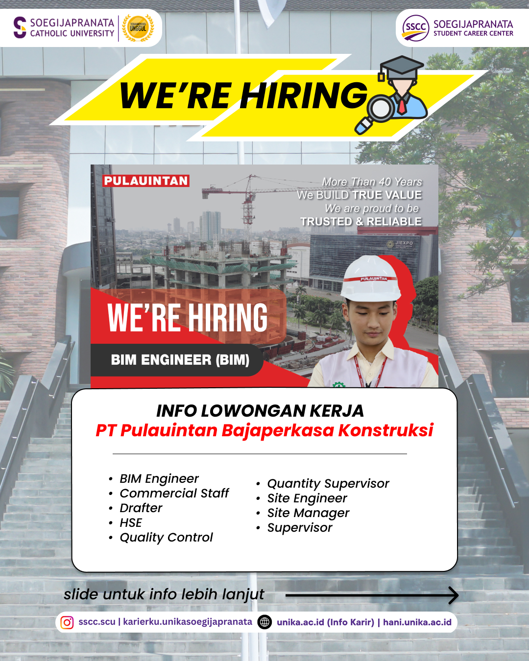 Loker Juni 2025 – PT Pulauintan Bajaperkasa Konstruksi || Job Vacancy