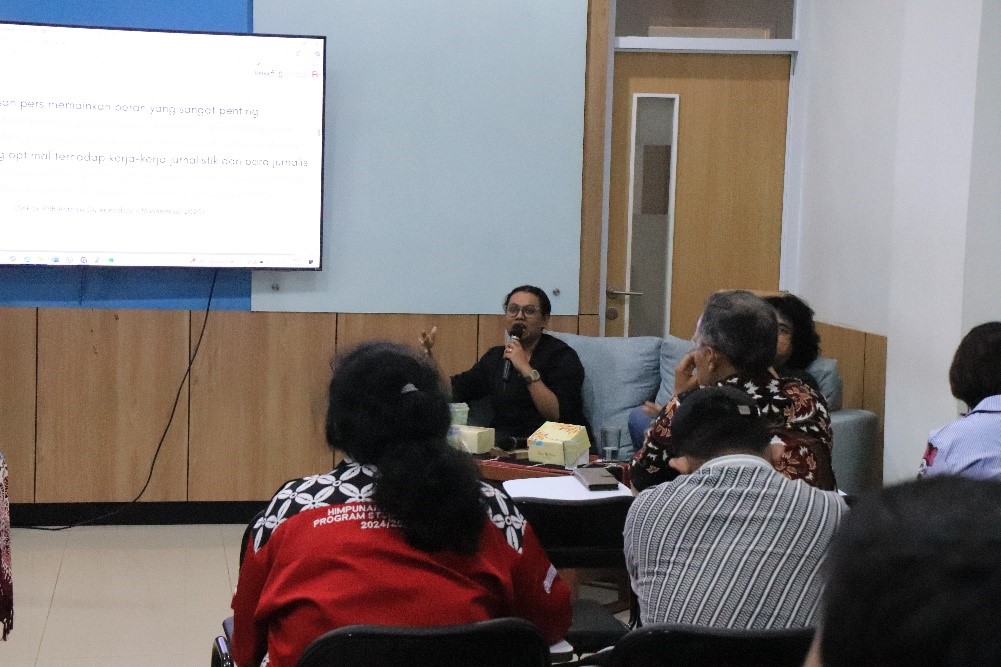 Mahasiswa Hukum SCU Bahas Isu Kebebasan Berekspresi dalam Serial Diskusi Pancakusi 3