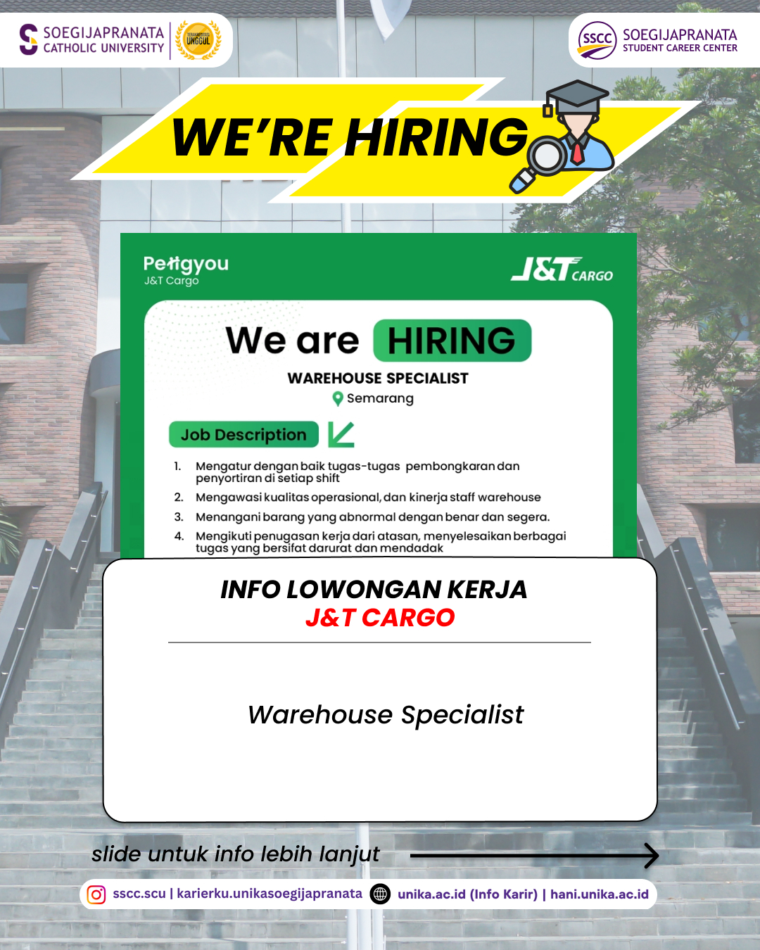 Loker Juli 2025 – J&T CARGO || Job Vacancy