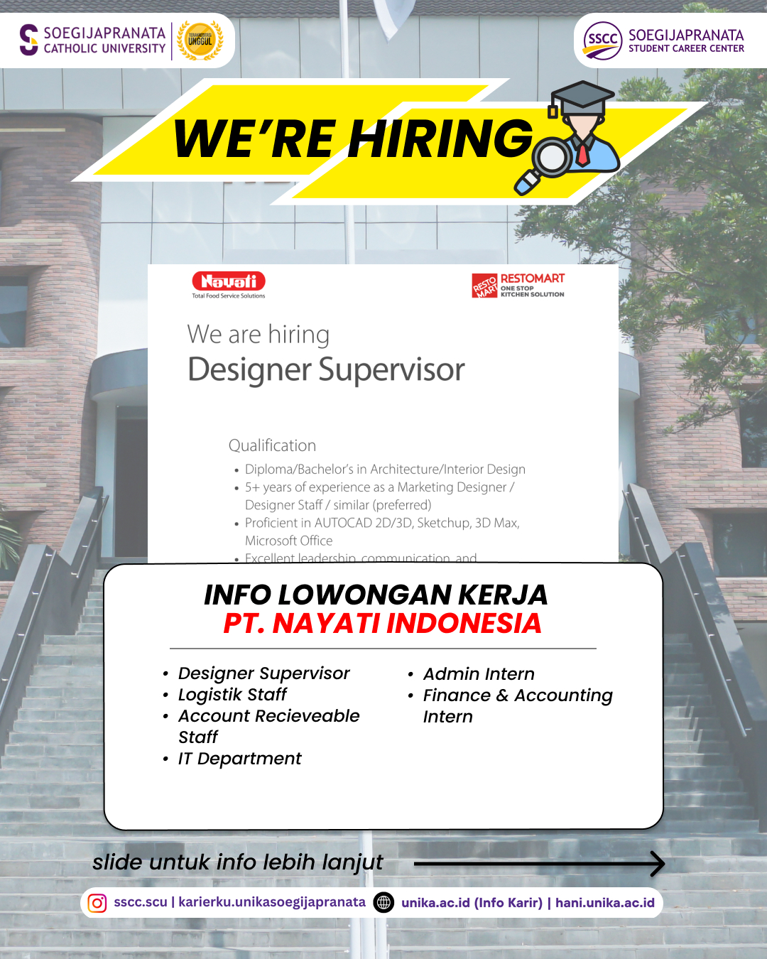 Loker Juli 2025 – PT. Nayati Indonesia || Job Vacancy