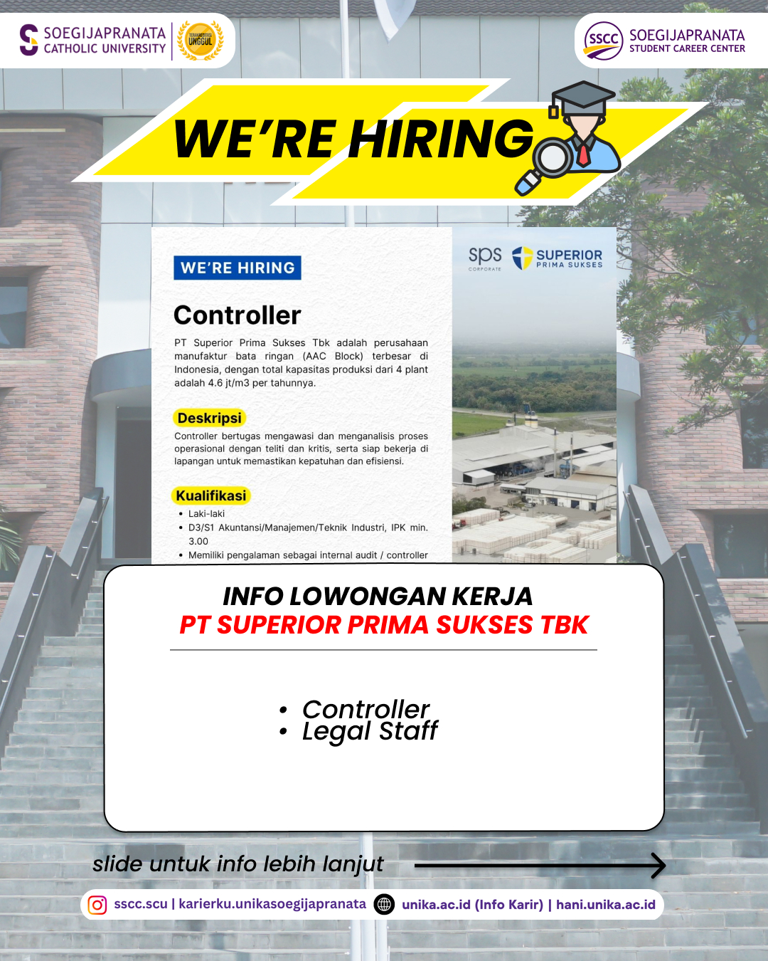 Loker Juli 2025 – PT SUPERIOR PRIMA SUKSES TBK || Job Vacancy