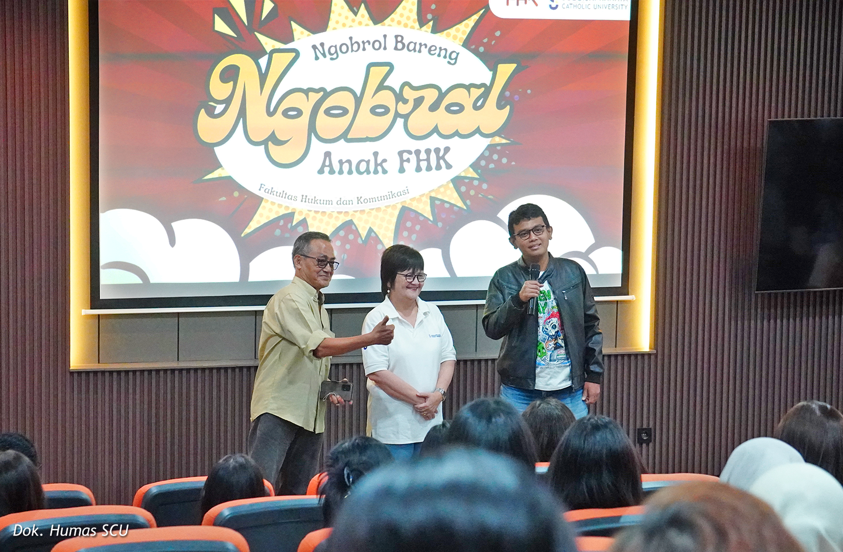 FHK SCU Ajak Calon Mahasiswa Baru Bangun Interaksi bersama Sivitas Akademika