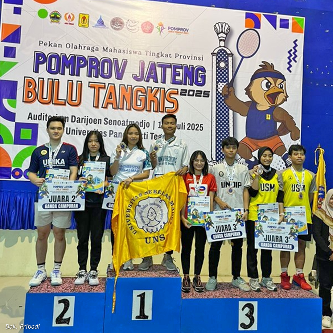 Mahasiswa SCU Borong Prestasi dalam Cabang Olahraga Bulutangkis Pomprov 2025 Mahasiswa SCU Borong Prestasi dalam Cabang Olahraga Bulutangkis Pomprov 2025