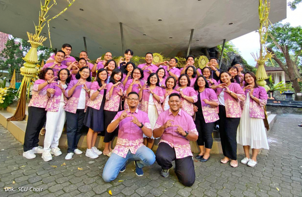 SCU Choir Ambil Bagian dalam Perayaan HUT ke-71 GMKA, Hidupi Nilai-nilai dalam Ex Corde Ecclesiae