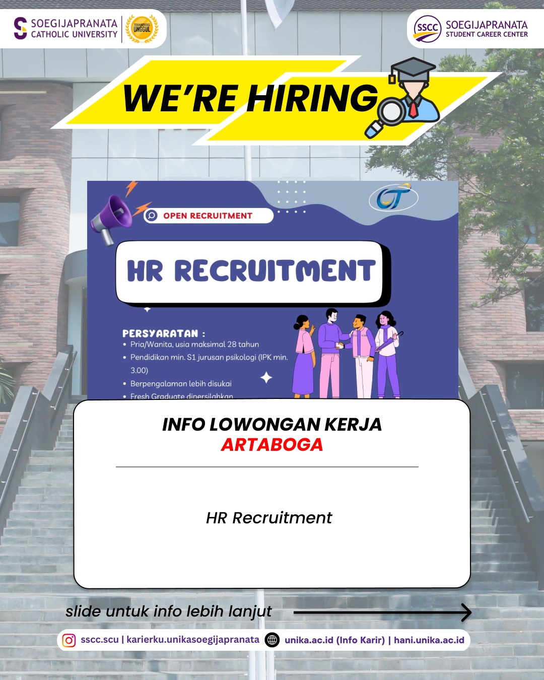 Loker September 2025 – ARTABOGA || Job Vacancy Loker September 2025 – ARTABOGA || Job Vacancy