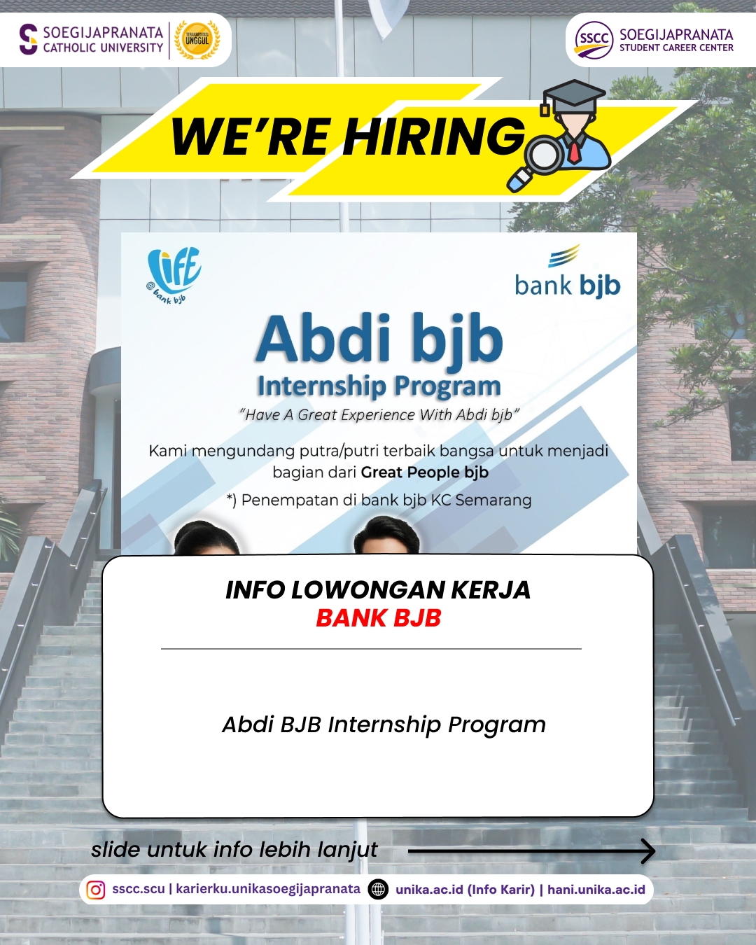 Loker September 2025 – BANK BJB || Job Vacancy