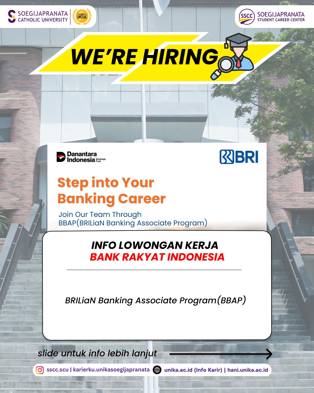 Loker September 2025 – BANK RAKYAT INDONESIA(BRI) || Job Vacancy