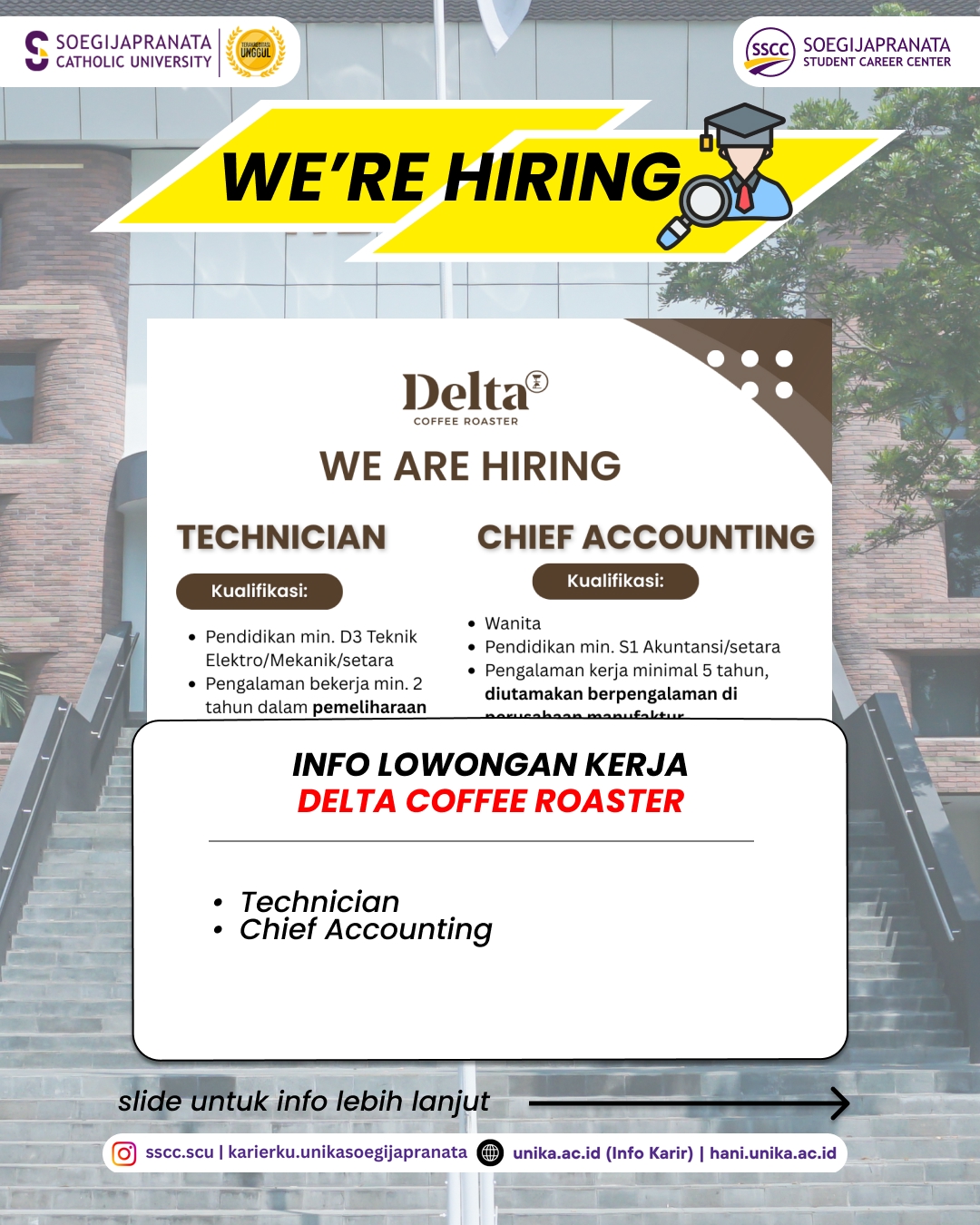 Loker September 2025 – DELTA COFFEE ROASTER || Job Vacancy Loker September 2025 – DELTA COFFEE ROASTER || Job Vacancy