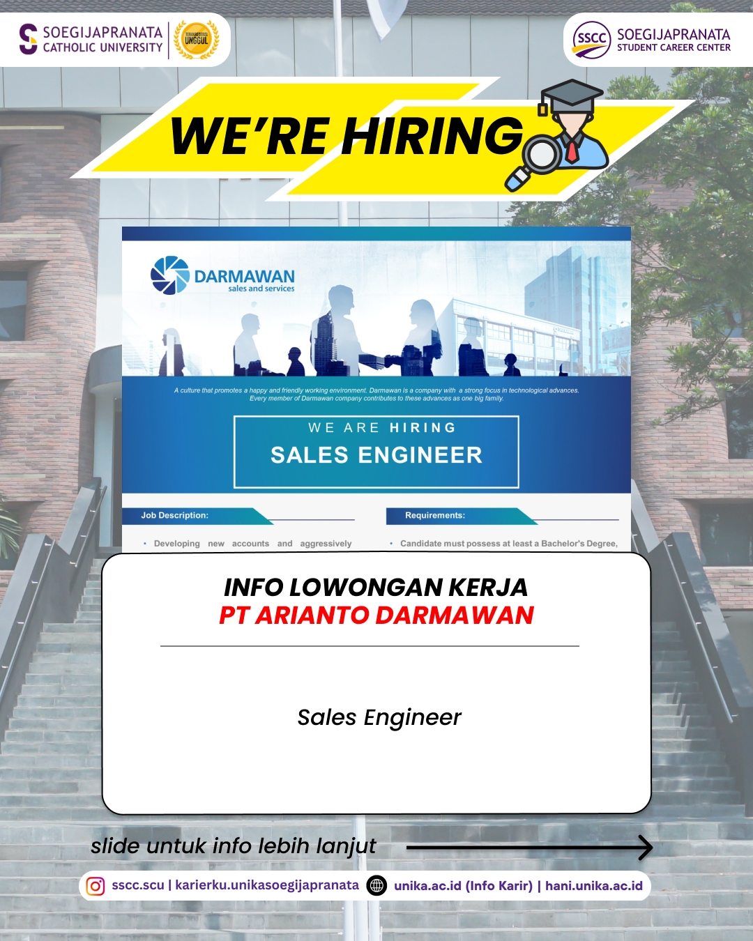 Loker September 2025 – PT ARIANTO DARMAWAN || Job Vacancy