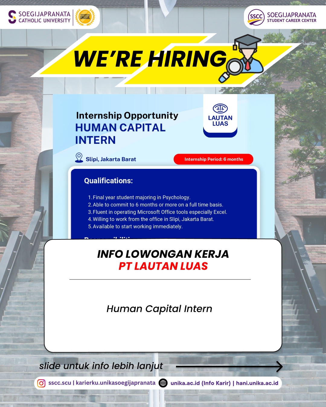 Loker September 2025 – PT LAUTAN LUAS TBK || Job Vacancy