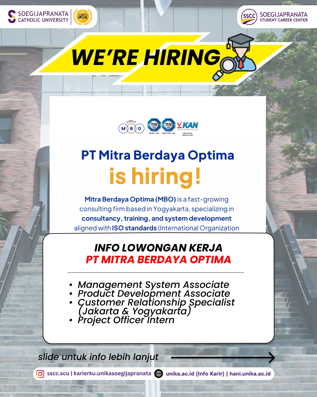 Loker September 2025 – PT MITRA BERDAUA OPTIMA || Job Vacancy