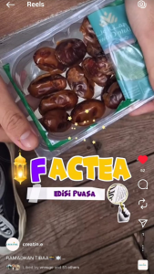 SMF-TP SCU Berikan Wawasan Fakta dan Mitos Lewat Konten Food Technology Fun Fact