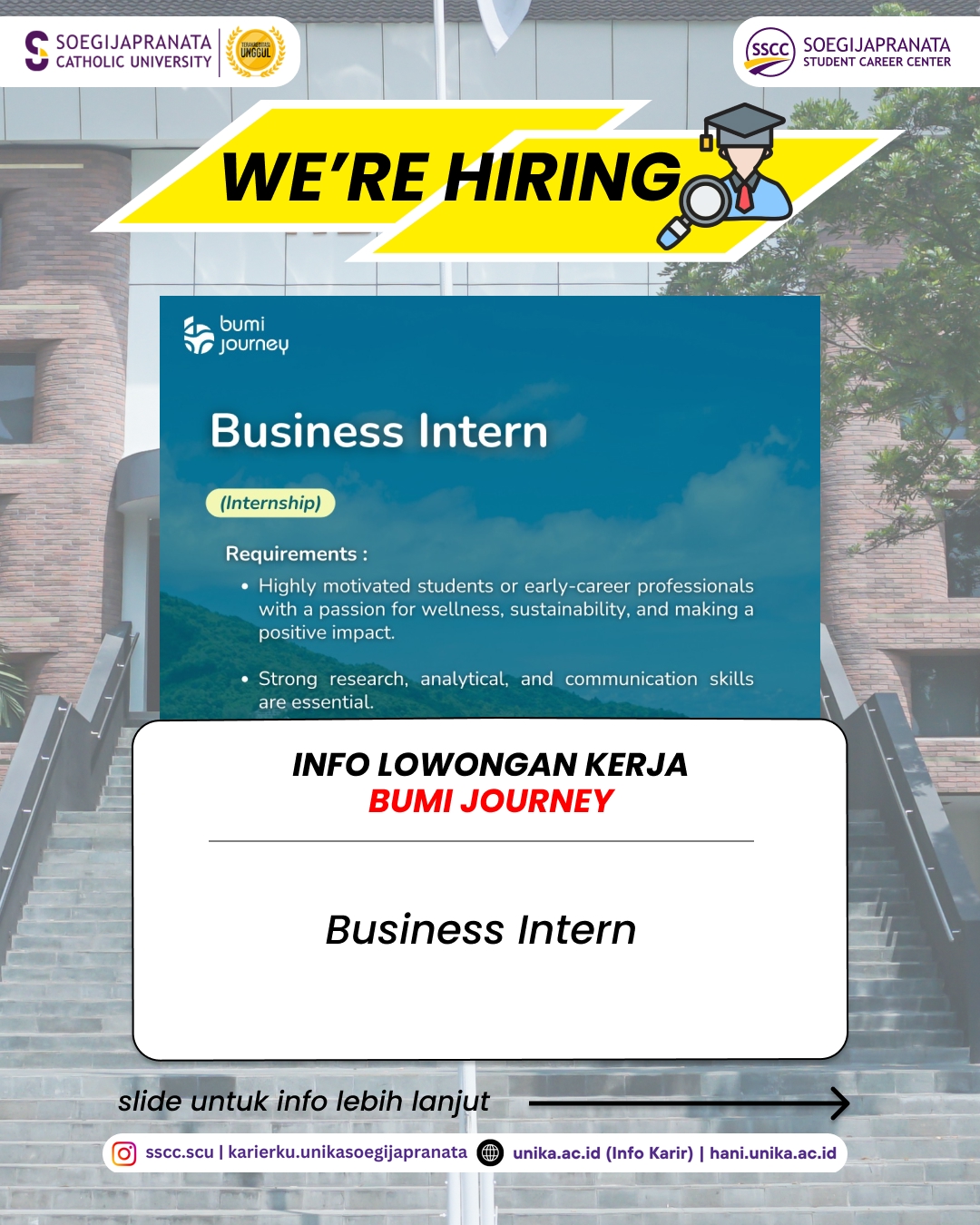 Loker Oktober 2025 – Bumi Journey || Job Vacancy Loker Oktober 2025 – Bumi Journey || Job Vacancy