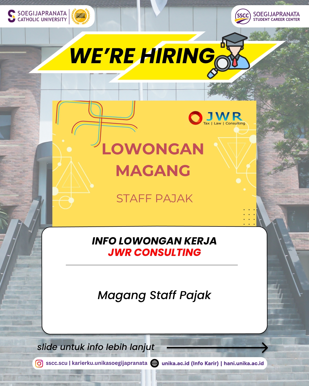 Loker Oktober 2025 – JWR Consulting || Job Vacancy