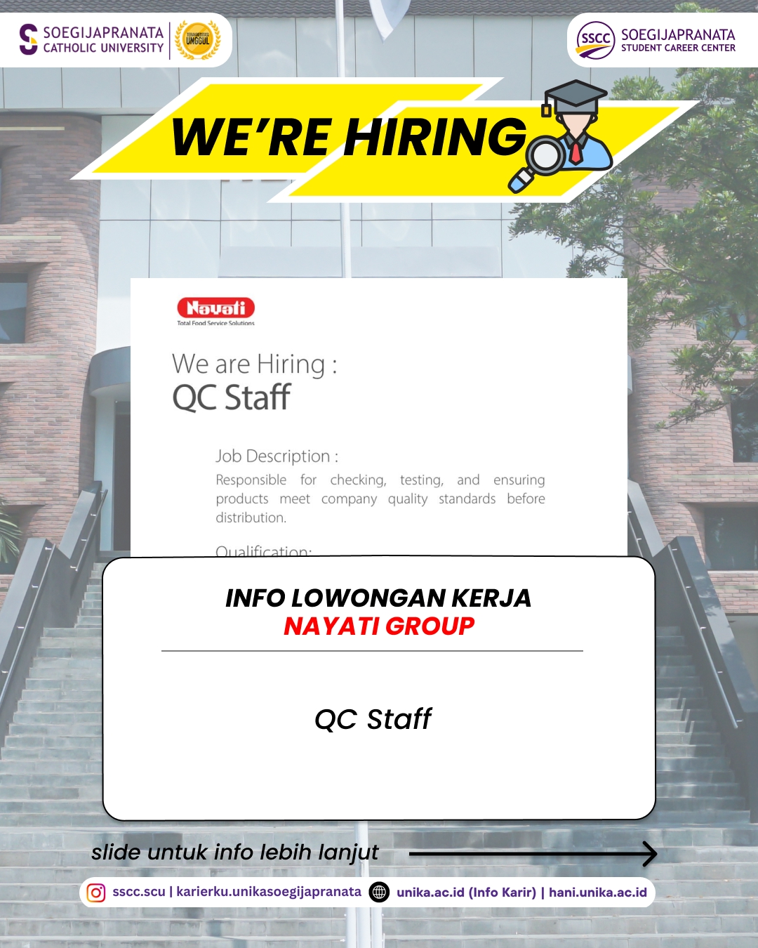 Loker Oktober 2025 – Nayati Group || Job Vacancy