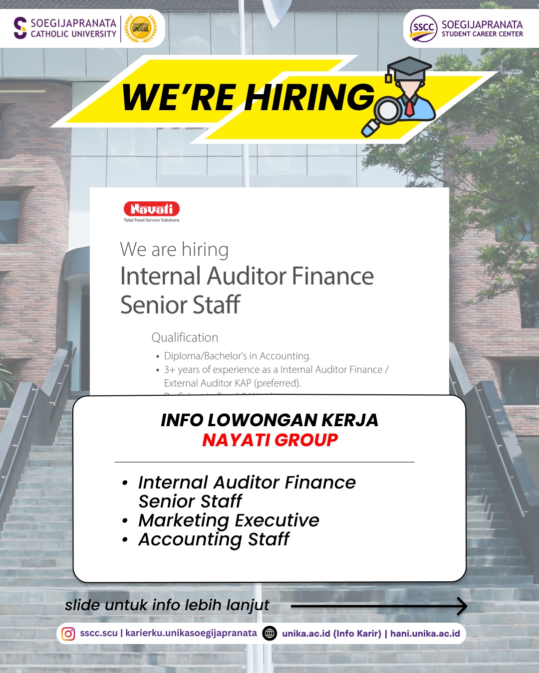 Loker Oktober 2025 – Nayati Group || Job Vacancy