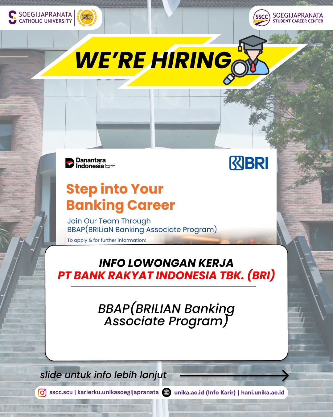 Loker Oktober 2025 – PT. Bank Rakyat Indonesia Tbk. (BRI) || Job Vacancy