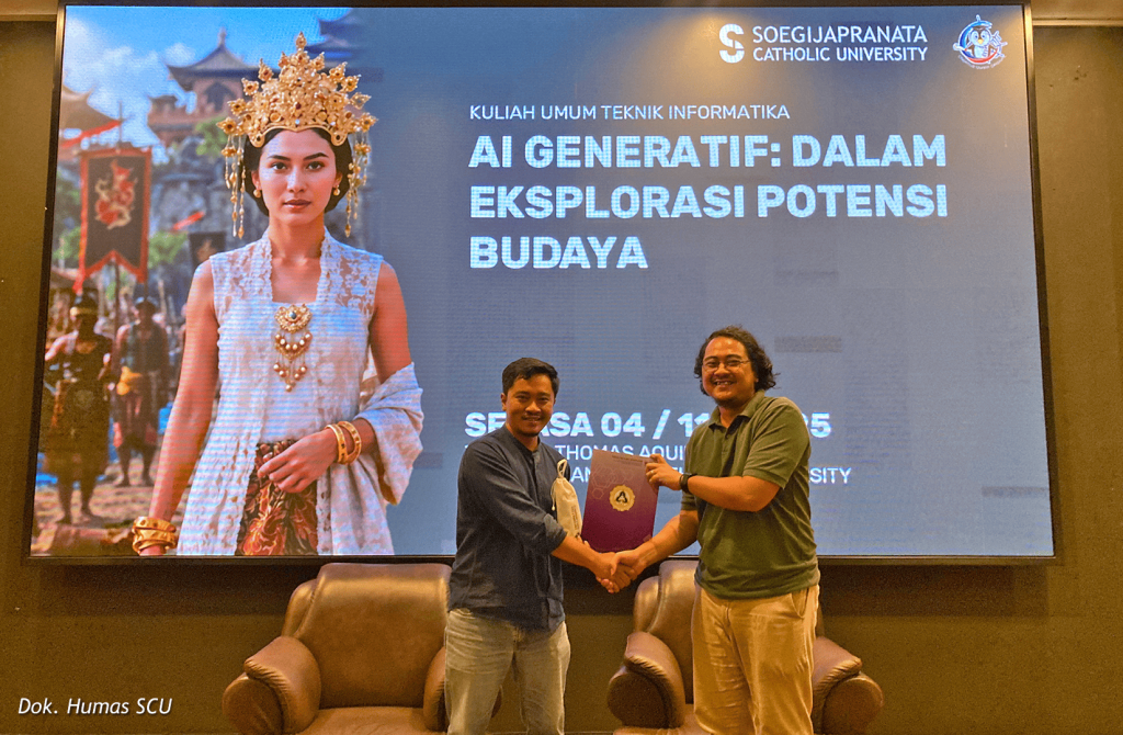 AI Generatif dan Potensi Budaya, Mahasiswa TI SCU Diajak Jembatani Teknologi dan Kearifan Lokal