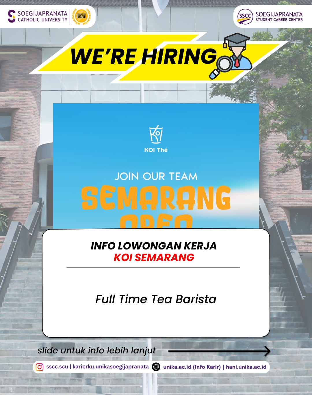 Loker November 2025 – PT KOI Café Indonesia || Job Vacancy