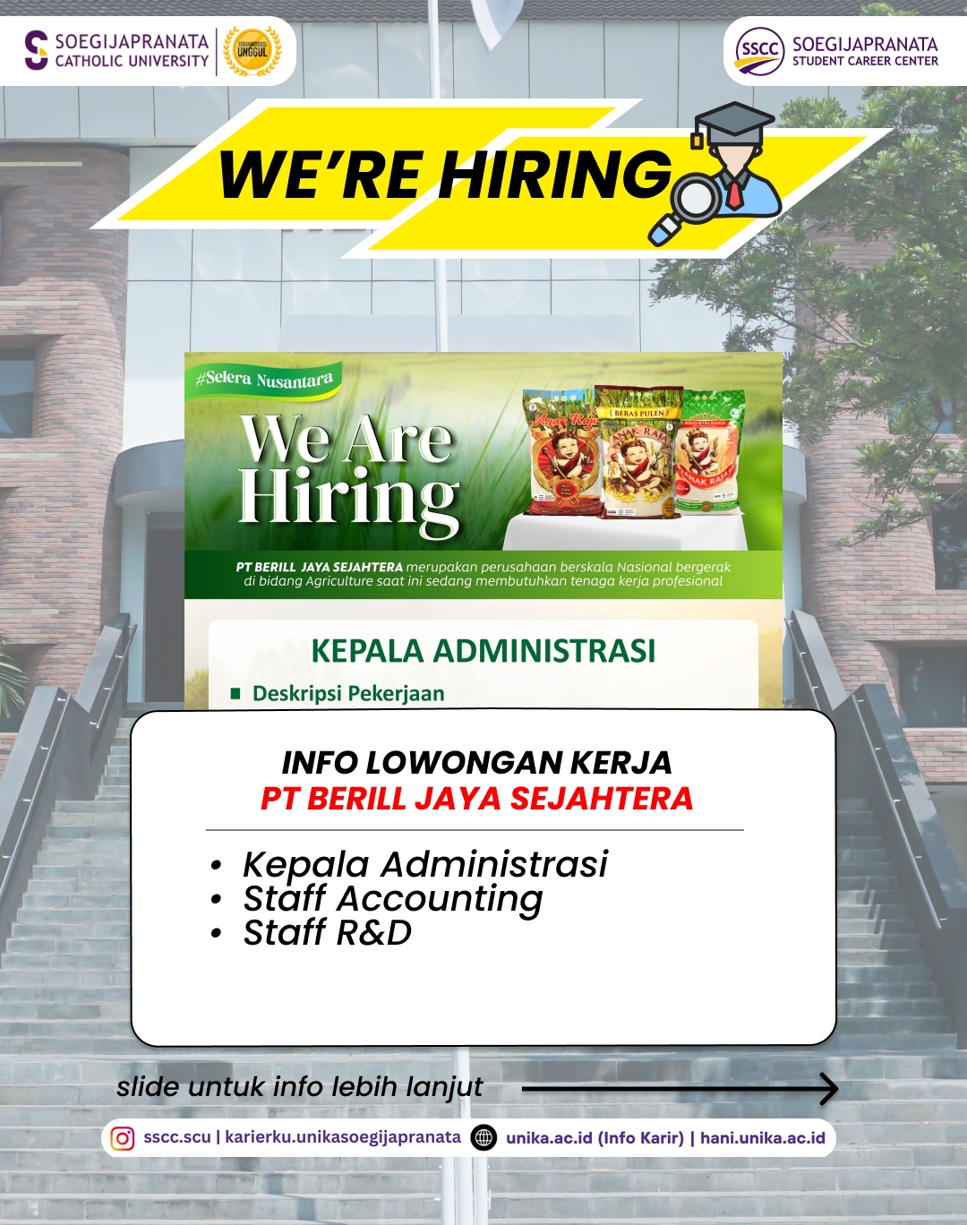 Loker November 2025 – PT Berill Jaya Sejahtera || Job Vacancy