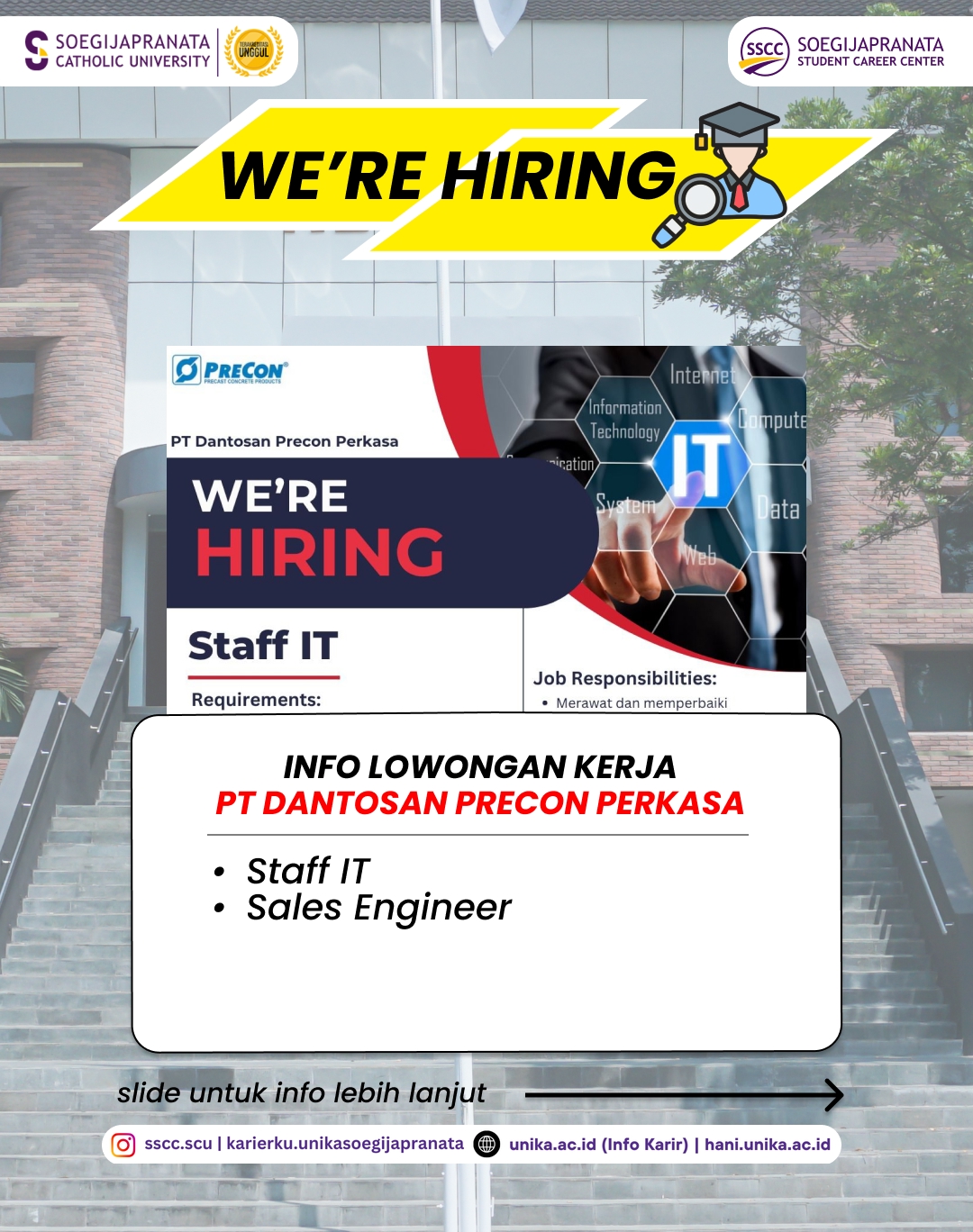 Loker November 2025 – PT Dantosan Precon Perkasa || Job Vacancy